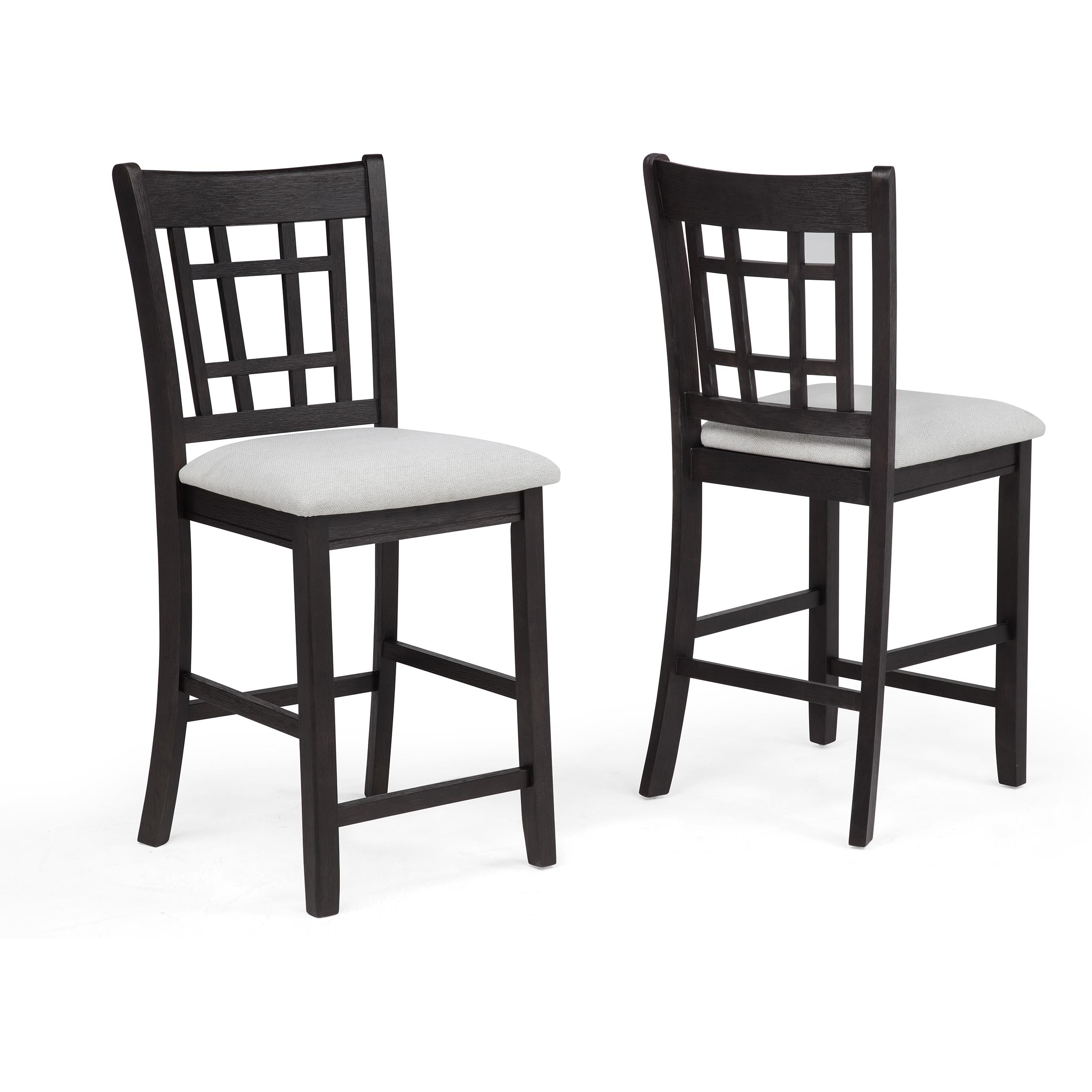 Crown Mark Hartwell 2795BK-S-24 Counter Height Chair - Charcoal Black IMAGE 1